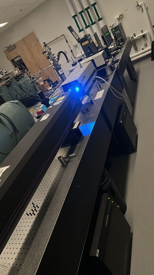 Laser-excited emission spectroscopy